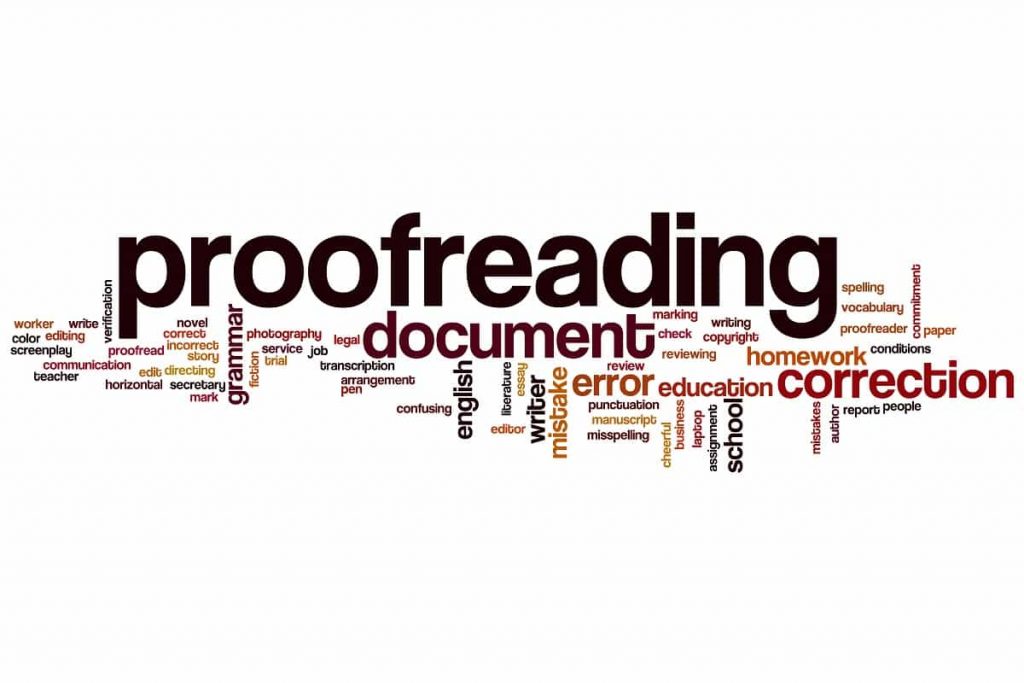 Proofreading services online